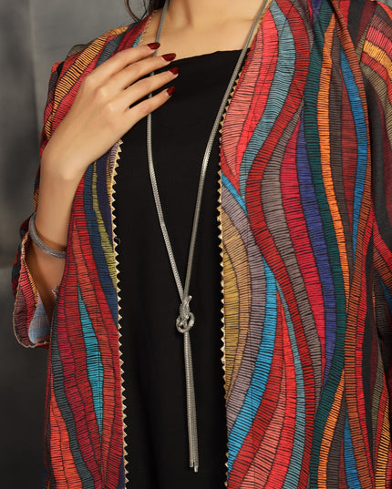Spaghetti Shrug Dress in cotton Multi color