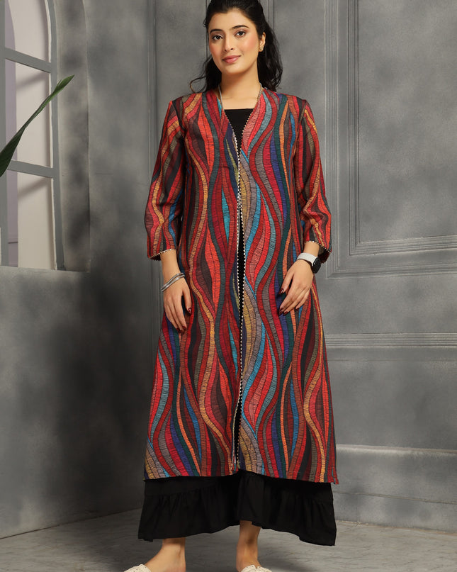Spaghetti Shrug Dress in cotton Multi color