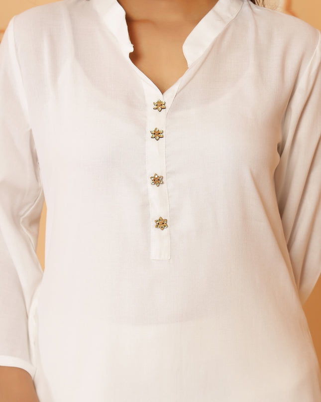 White Long Kurta