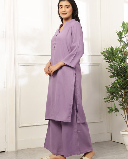 Lavender Long Kurta