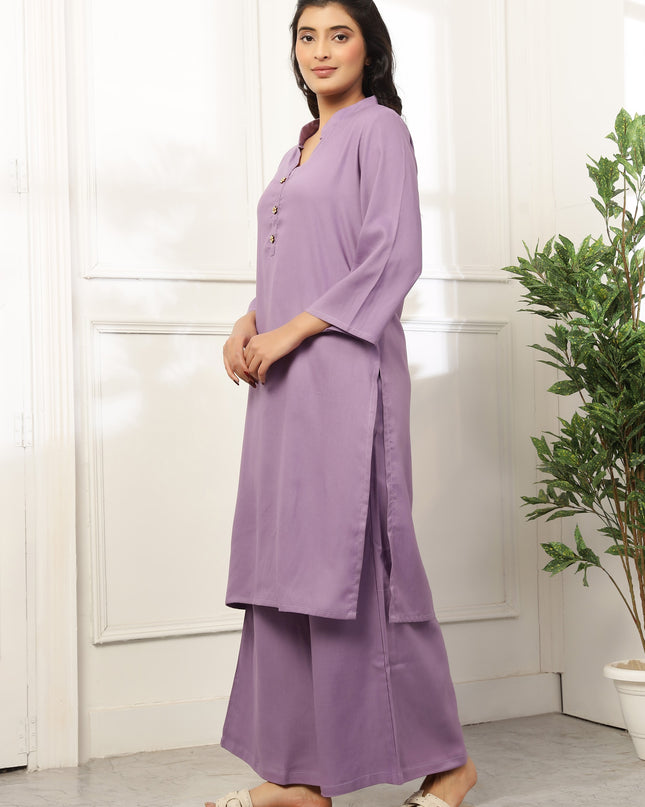 Lavender Long Kurta