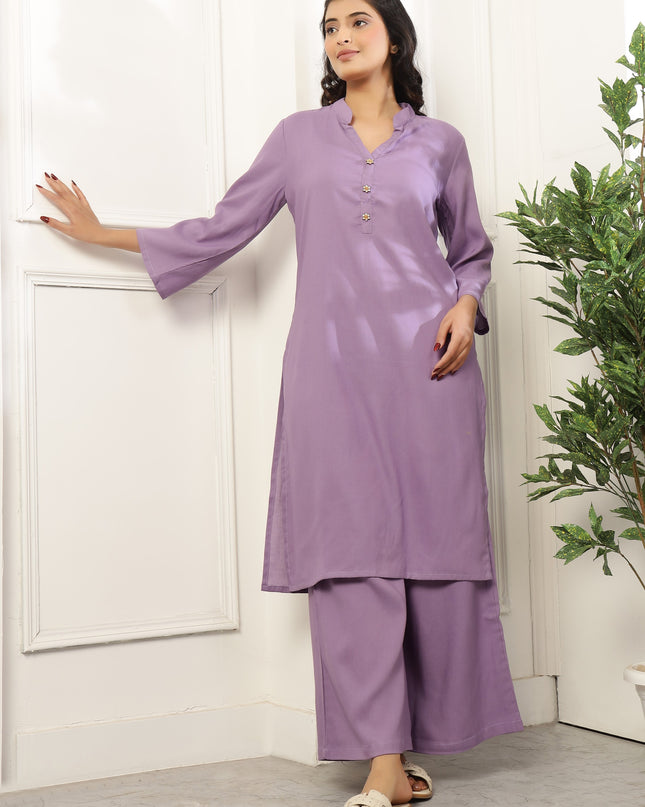 Lavender Long Kurta