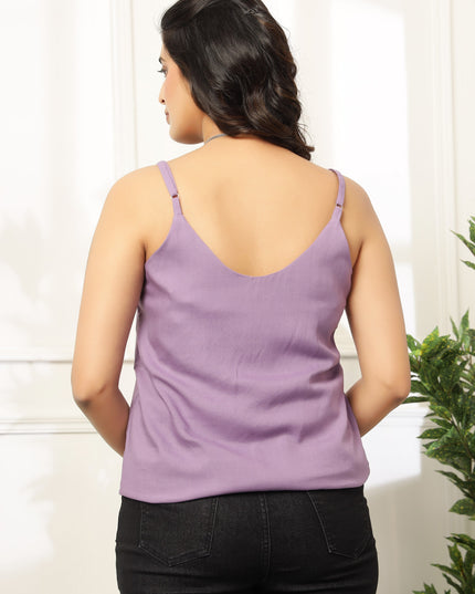 Lavender Spaghetti Strap Top
