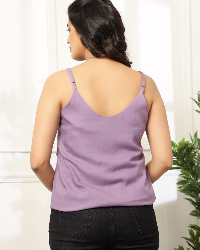 Lavender Spaghetti Strap Top
