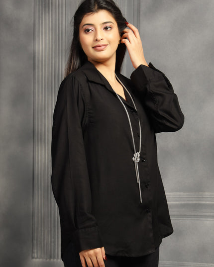 Black Oversized Shirt