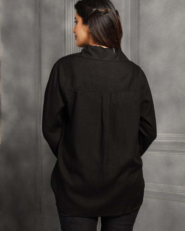 Black Oversized Shirt