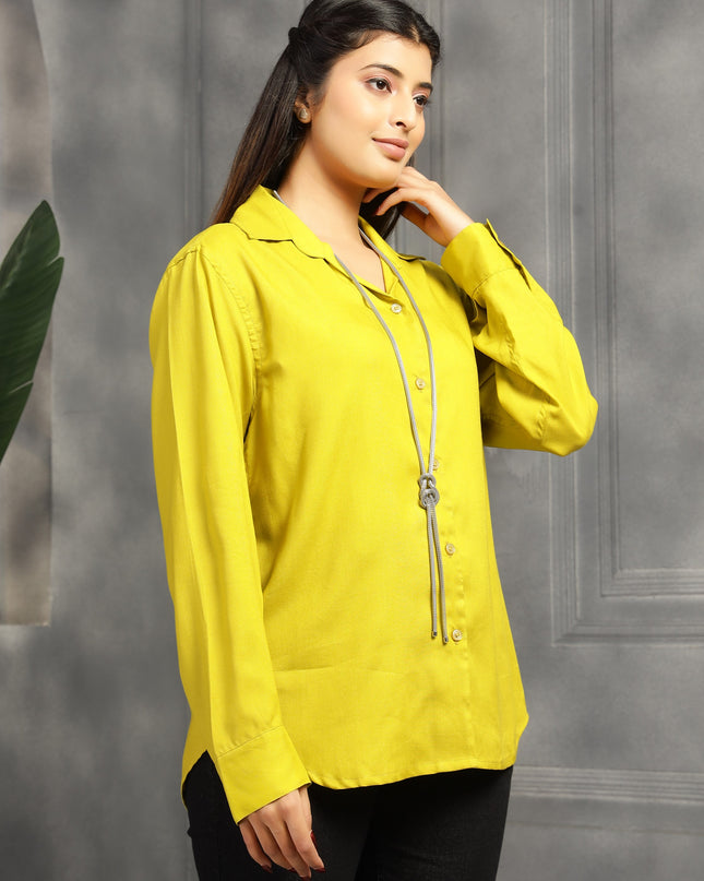 Yellow Oversized Shirt