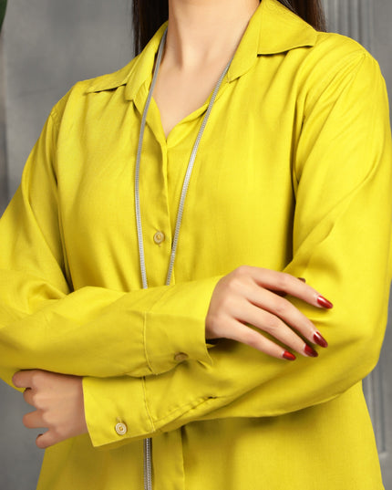 Yellow Oversized Shirt