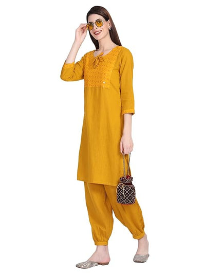 Afghani Salwar in Cotton Fabric