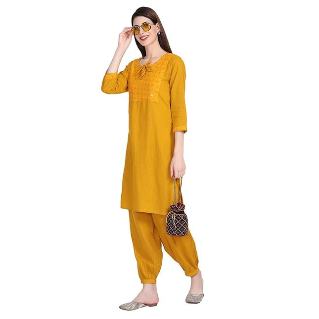 Afghani Salwar in Cotton Fabric