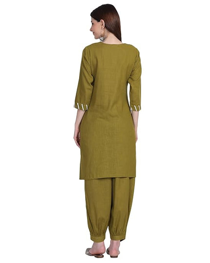 Afghani Salwar in Cotton Fabric