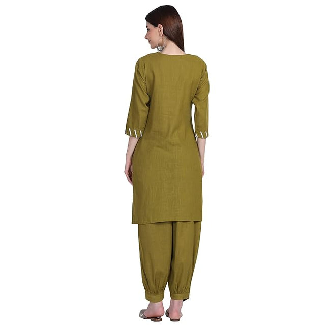Afghani Salwar in Cotton Fabric