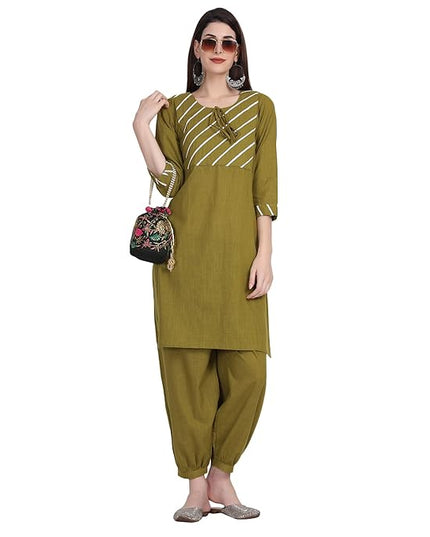 Afghani Salwar in Cotton Fabric