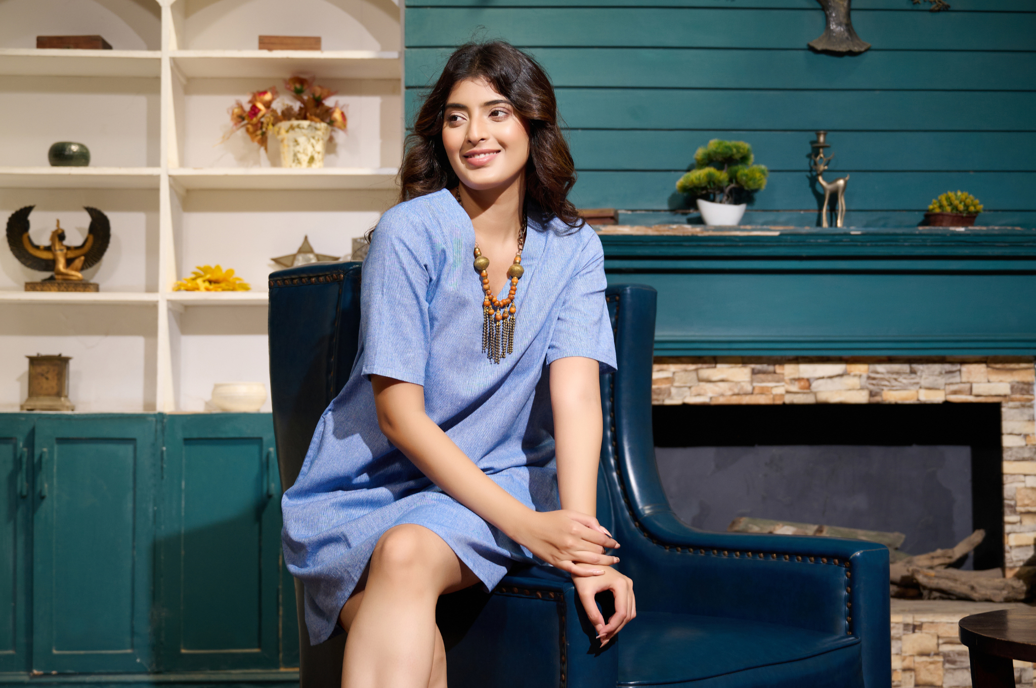 T-shirt dress w/pockets