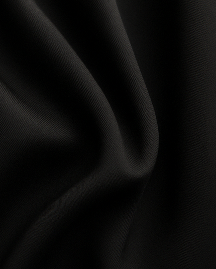 Black women's work wear straight Viscose Lycra Pants