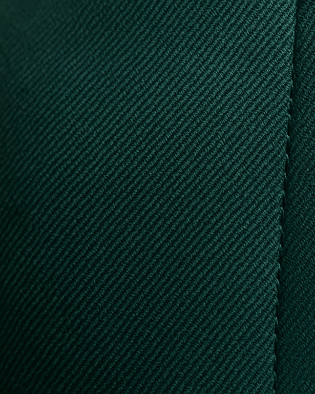 Green women's work wear straight Viscose Lycra Pants