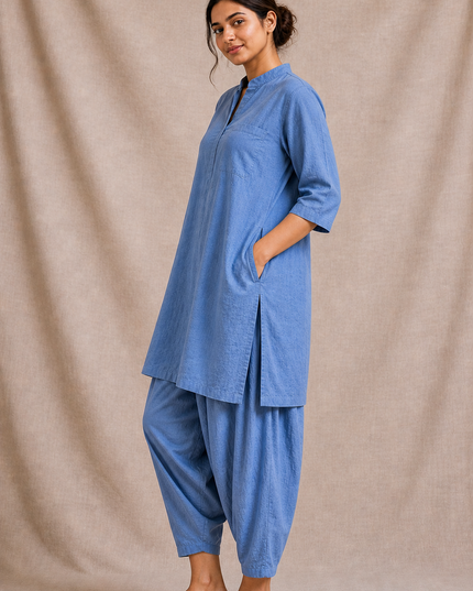 100% Cotton Afghani Kurta Set – Effortless Ethnic Elegance