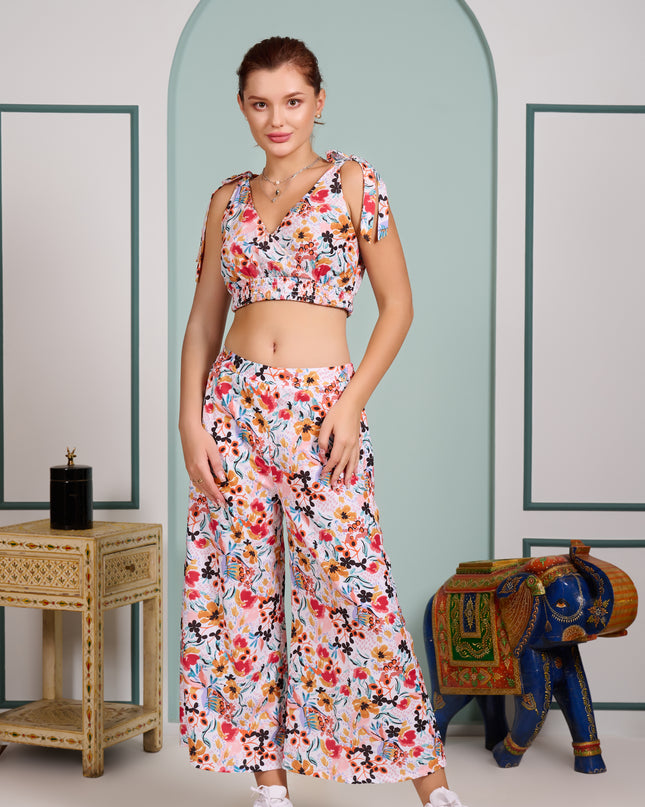 2 piece cord set Floral