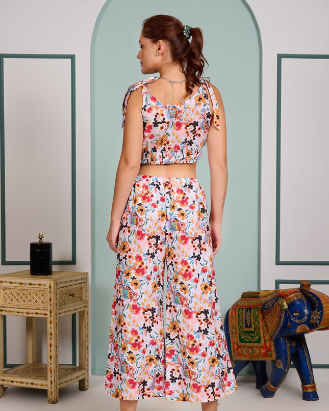 2 piece cord set Floral