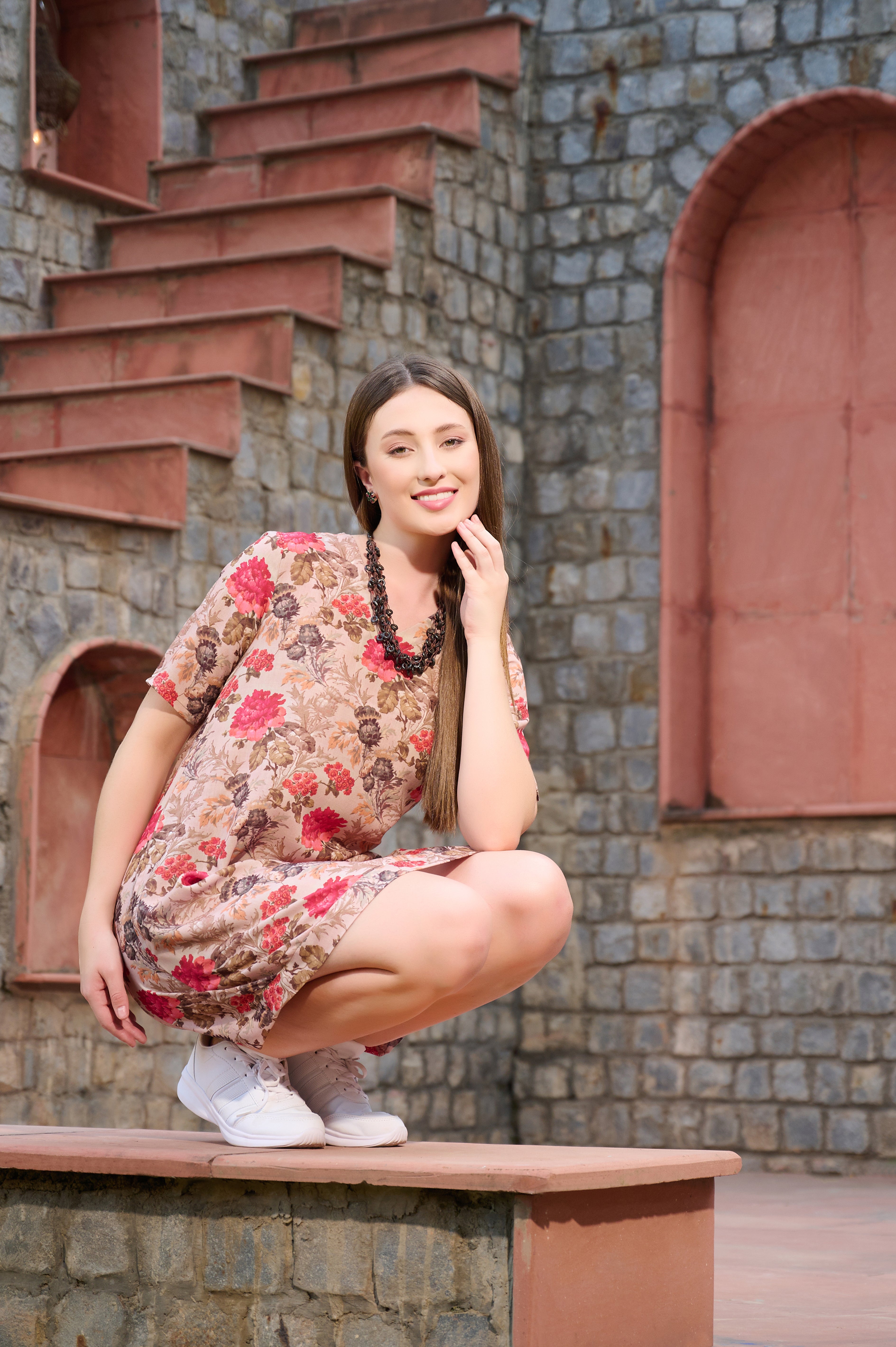 T-shirt dress w/pockets