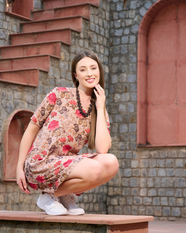 T-shirt dress w/pockets
