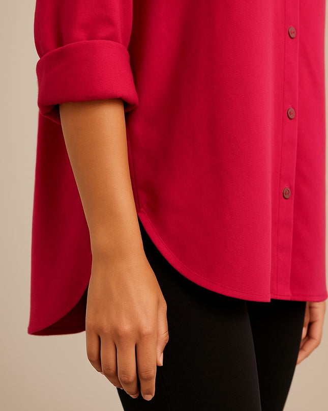 Hot Pink Oversized Shirt