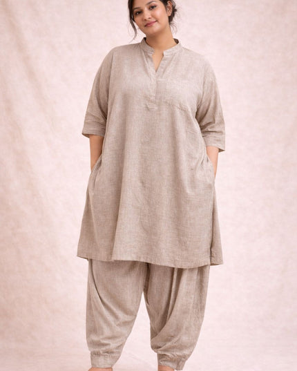 100% Cotton Afghani Kurta Set – Effortless Ethnic Elegance
