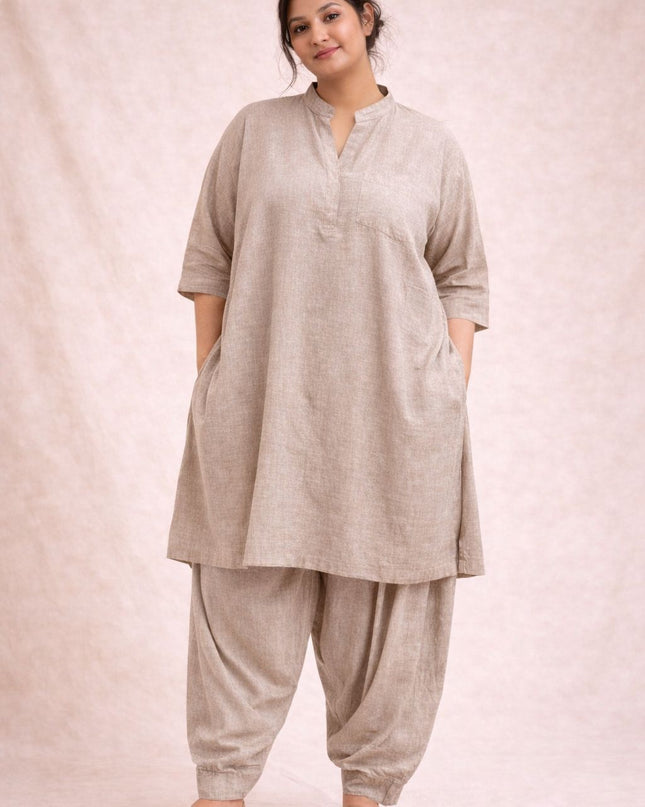 100% Cotton Afghani Kurta Set – Effortless Ethnic Elegance