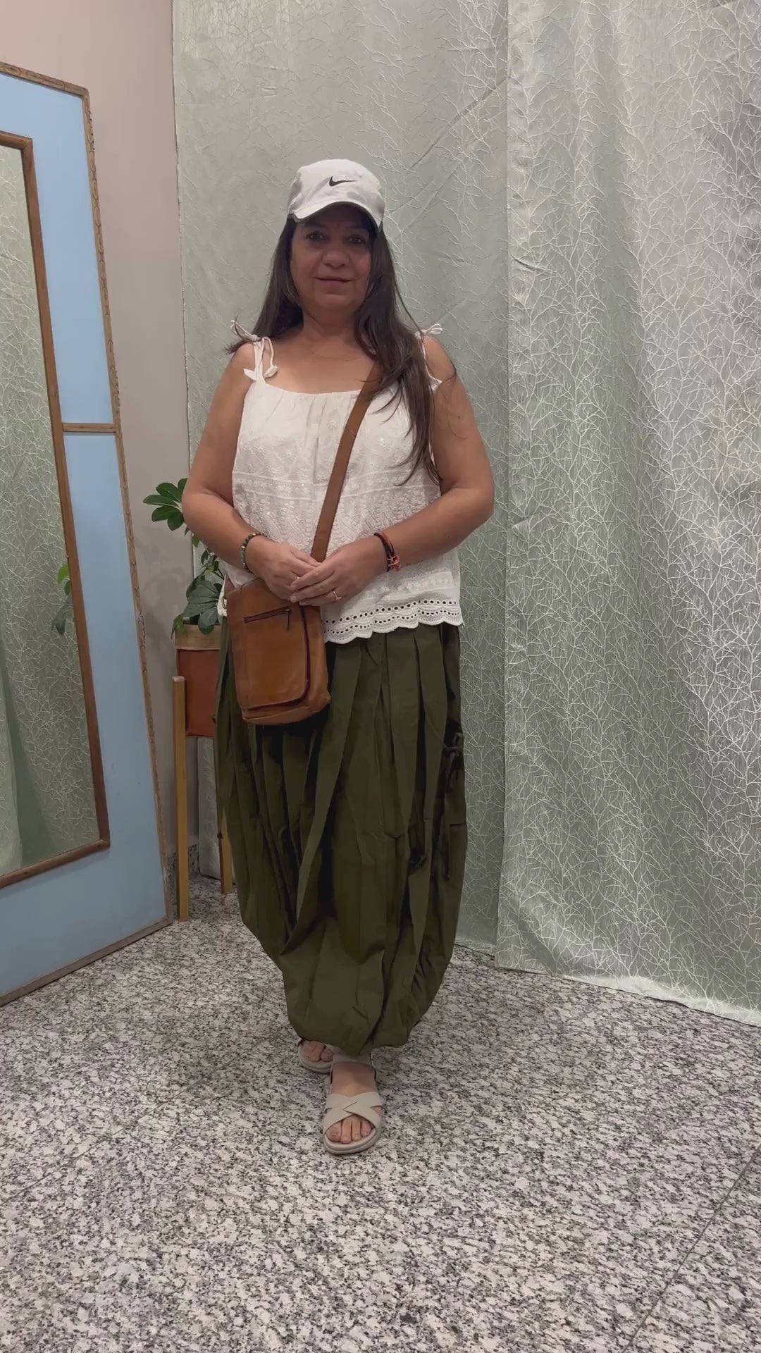 Nomad Balloon Pants - Green – fabrya-india